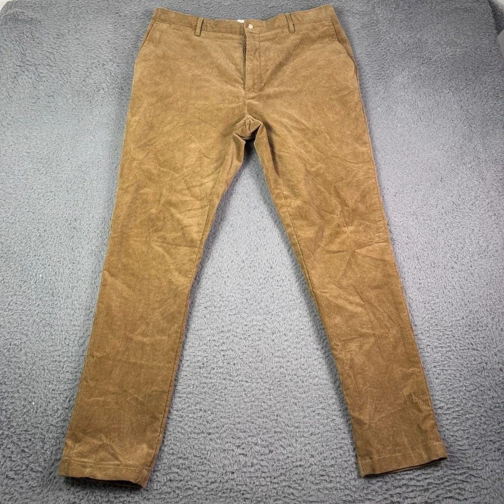 Polo Ralph Lauren Pants Mens 36x31 Brown Stretch Classic Fit Corduroy Chino